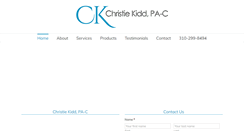 Desktop Screenshot of christiekidd.com